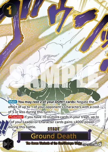 Ground Death OP14-096 (Alternate art)