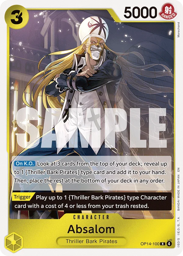 Absalom OP14-100 – One Piece Card Game Character
