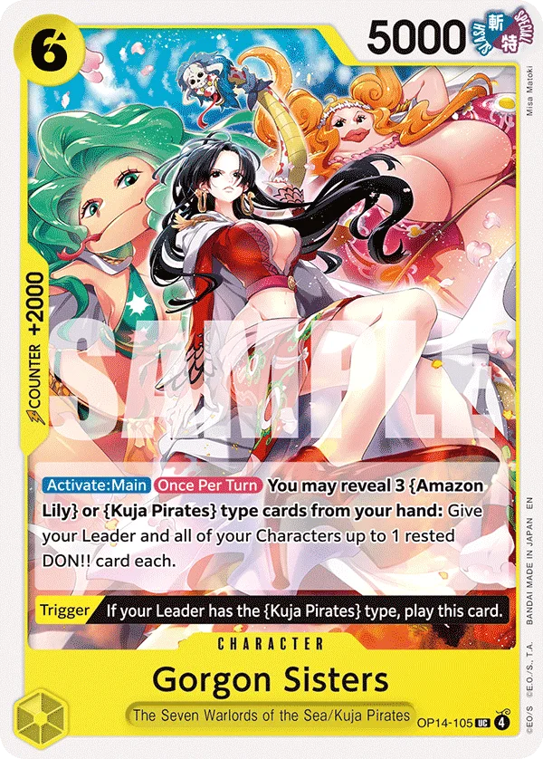 Gorgon Sisters OP14-105 – One Piece Card Game Character