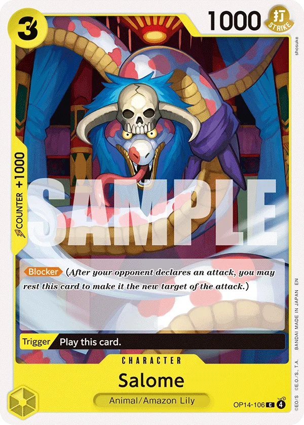 Salome OP14-106 – One Piece Card Game Character