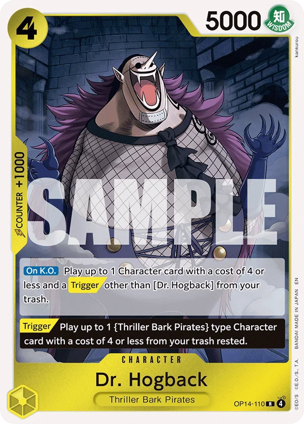 Dr. Hogback OP14-110 – One Piece Card Game Character