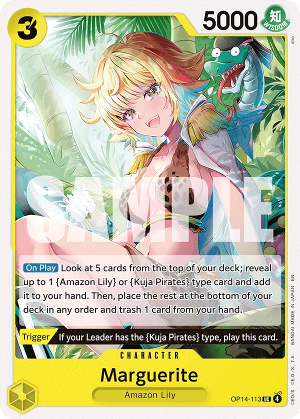 Marguerite OP14-113 – One Piece Card Game Character