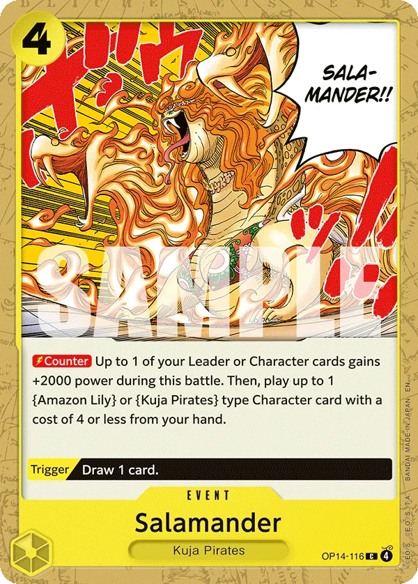 Salamander OP14-116 – One Piece Card Game Event
