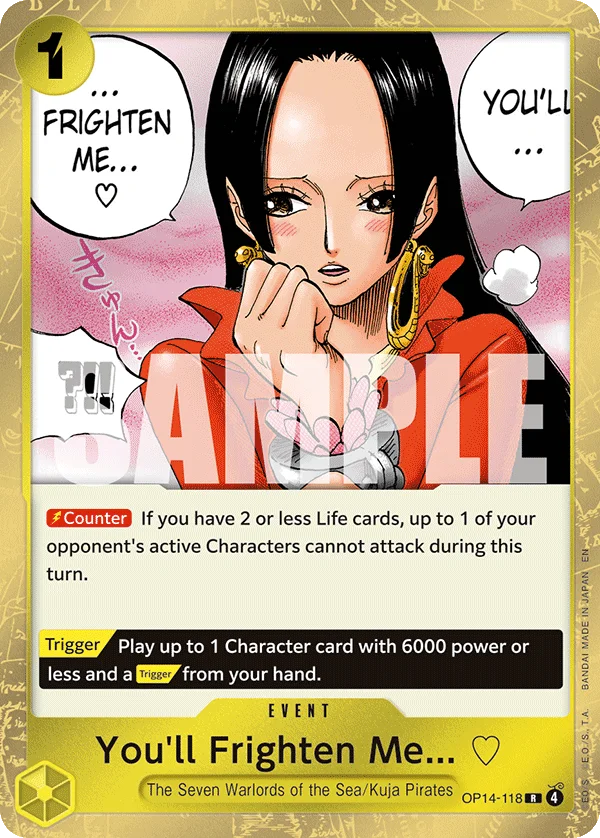 You'll Frighten Me... ♡ OP14-118 – One Piece Card Game Event