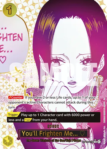 You'll Frighten Me... ♡ OP14-118 (Alternate art)