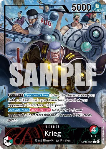 Krieg OP15-001 (Alternate art)
