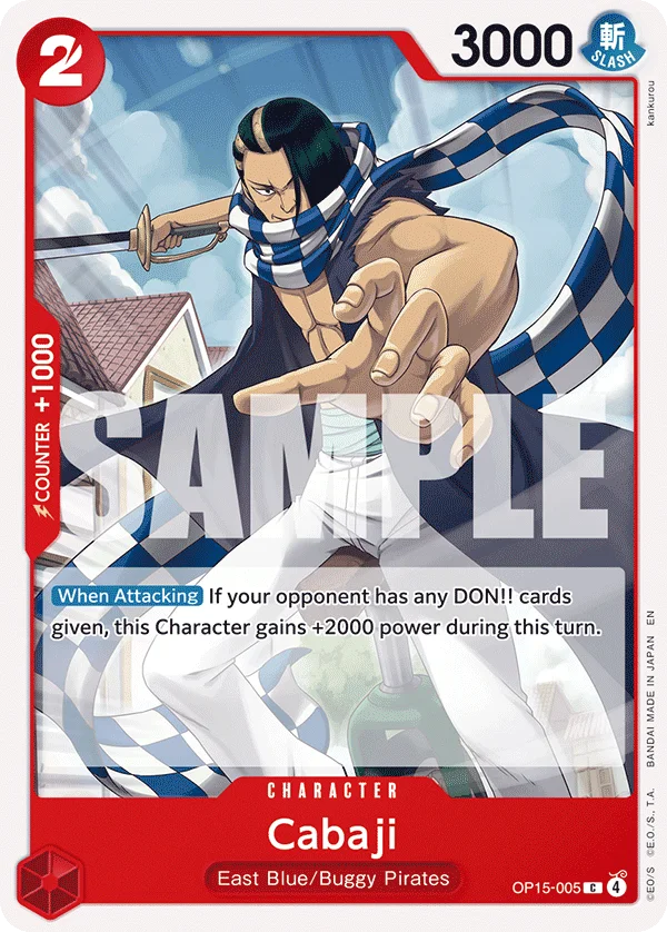 Cabaji OP15-005 – One Piece Card Game Character