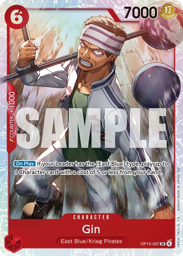 Gin OP15-007 – One Piece Card Game Character