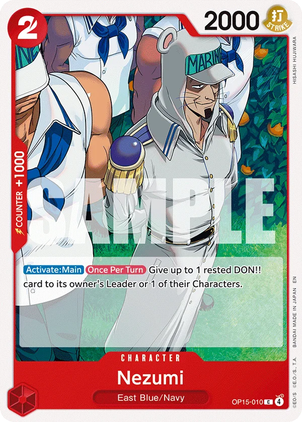 Nezumi OP15-010 – One Piece Card Game Character