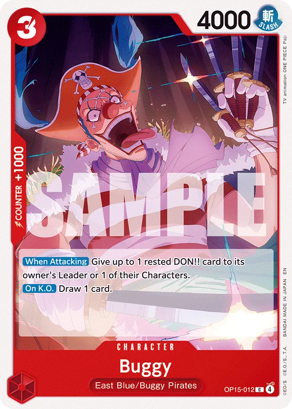 Buggy OP15-012 – One Piece Card Game Character