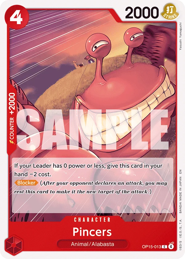 Pincers OP15-013 – One Piece Card Game Character
