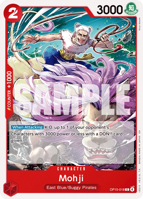 Mohji OP15-018 – One Piece Card Game Character