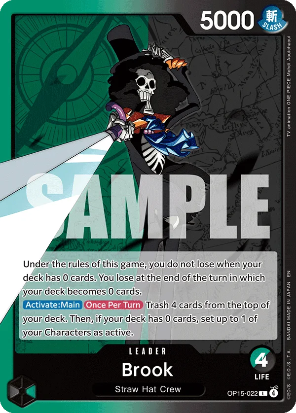 Brook OP15-022 – One Piece Card Game Leader