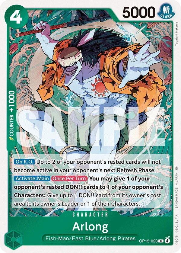 Arlong OP15-023 – One Piece Card Game Character