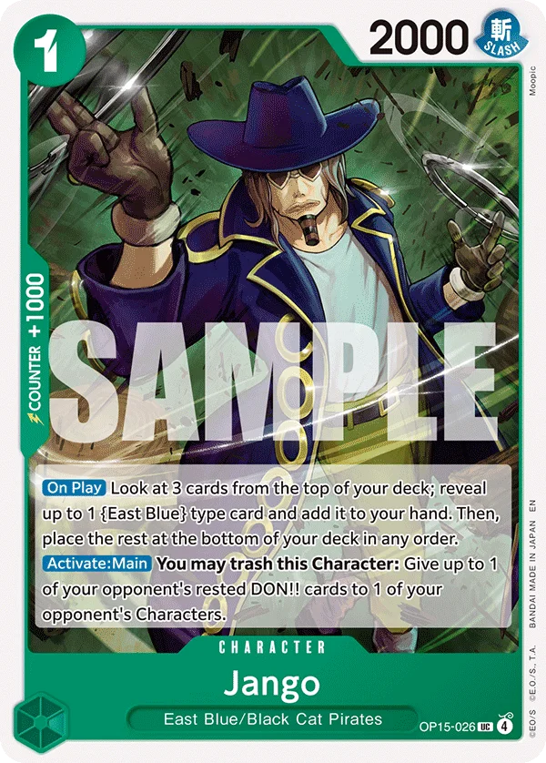 Jango OP15-026 – One Piece Card Game Character