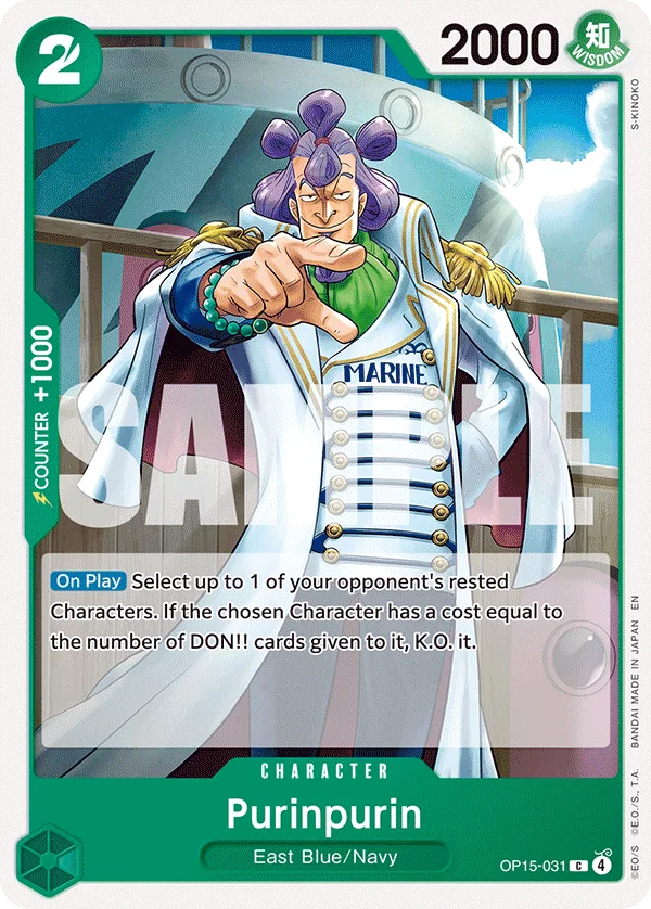 Purinpurin OP15-031 – One Piece Card Game Character