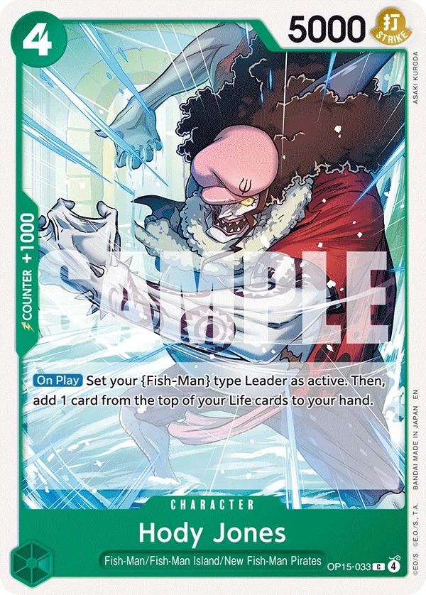 Hody Jones OP15-033 – One Piece Card Game Character