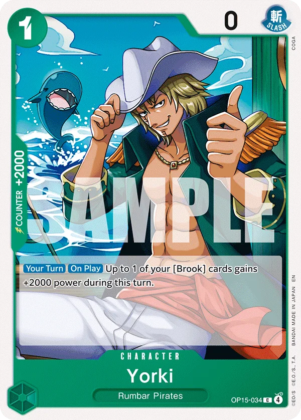 Yorki OP15-034 – One Piece Card Game Character