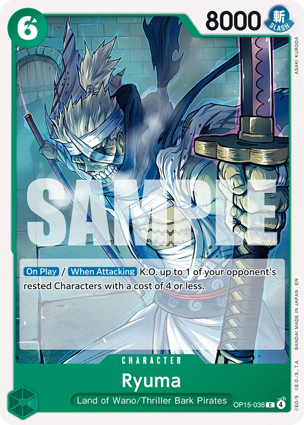 Ryuma OP15-036 – One Piece Card Game Character
