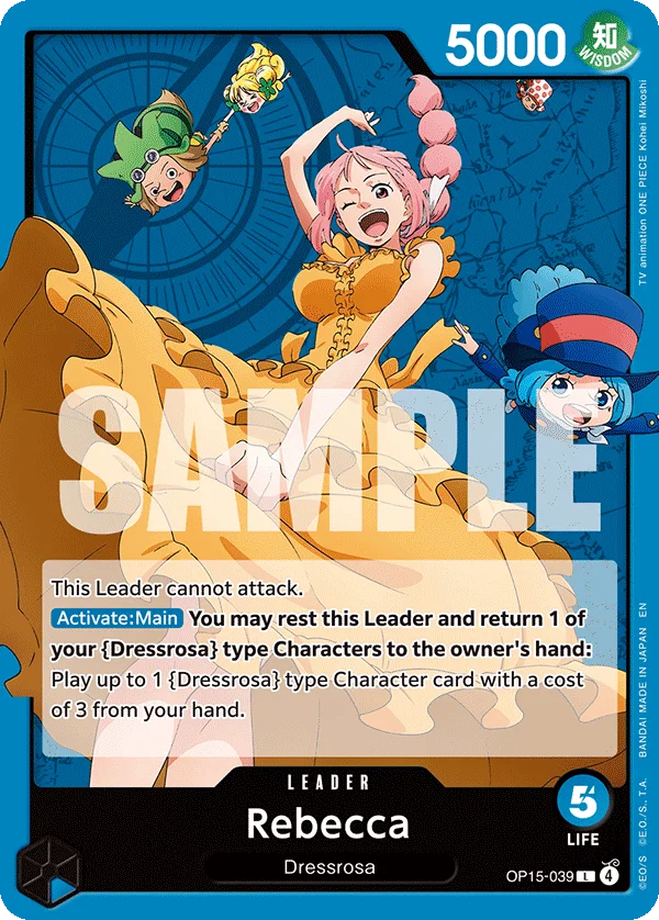 Rebecca OP15-039 – One Piece Card Game Leader