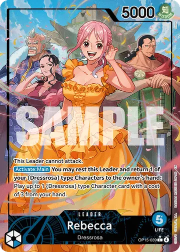 Rebecca OP15-039 (Alternate art)