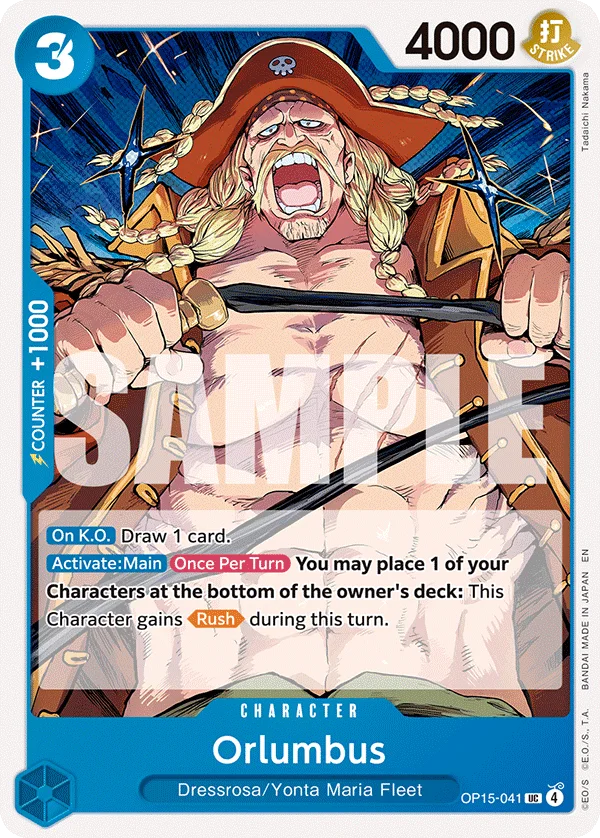 Orlumbus OP15-041 – One Piece Card Game Character