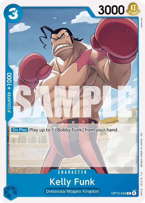 Kelly Funk OP15-043 – One Piece Card Game Character