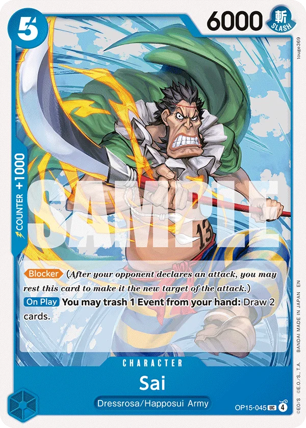 Sai OP15-045 – One Piece Card Game Character