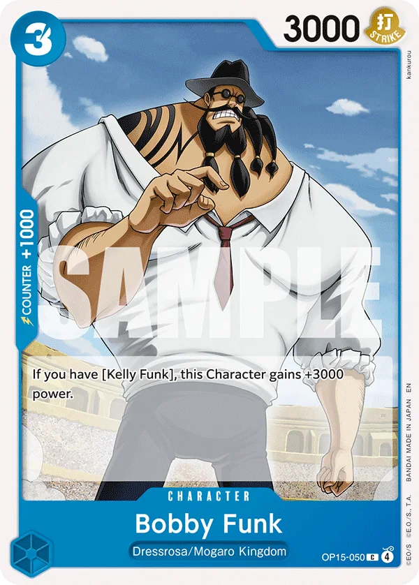 Bobby Funk OP15-050 – One Piece Card Game Character
