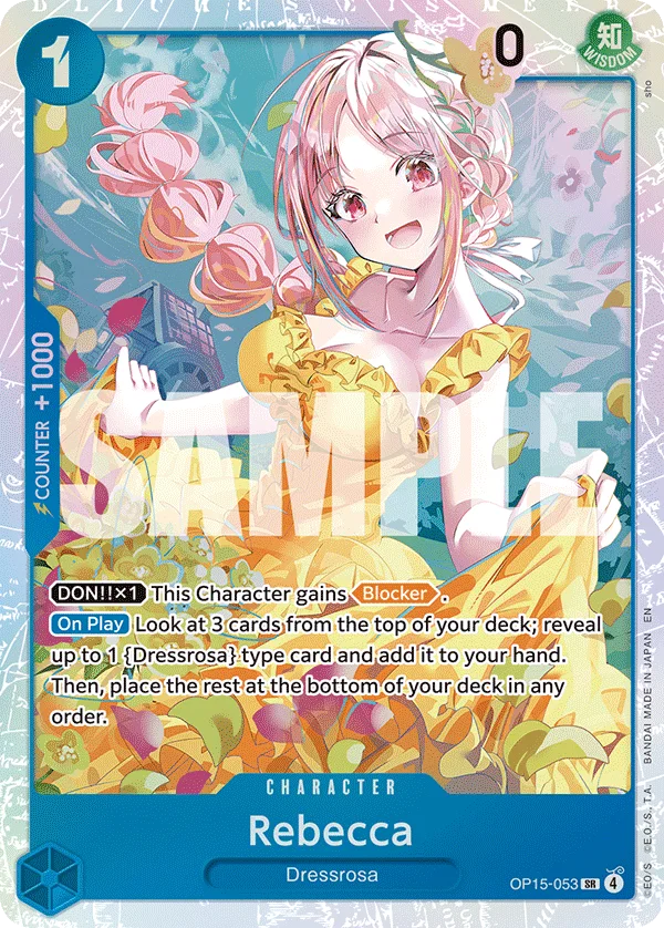 Rebecca OP15-053 – One Piece Card Game Character