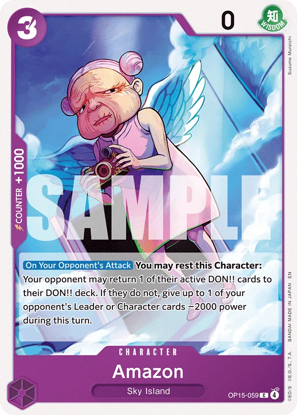 Amazon OP15-059 – One Piece Card Game Character