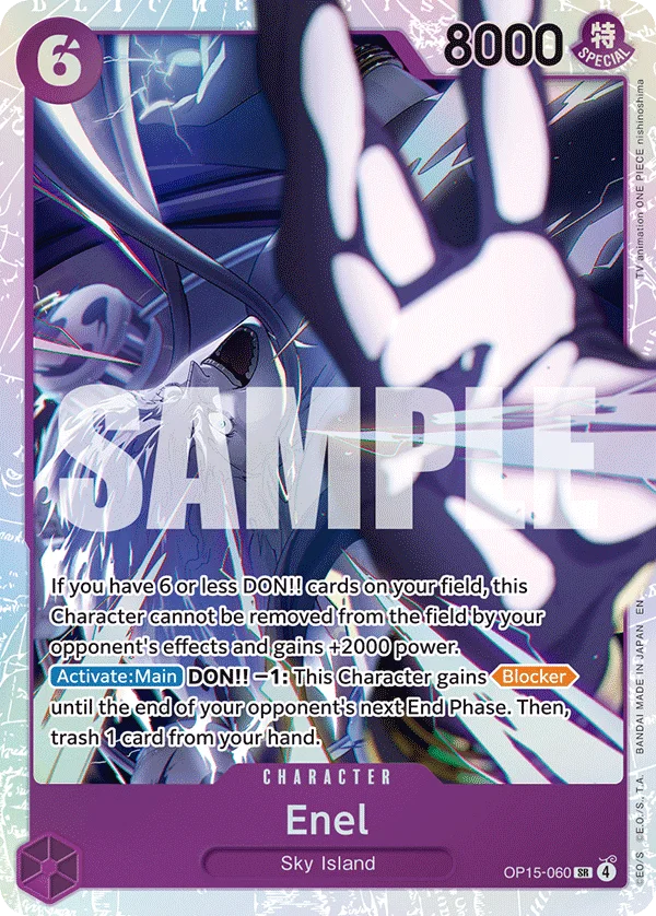 Enel OP15-060 – One Piece Card Game Character