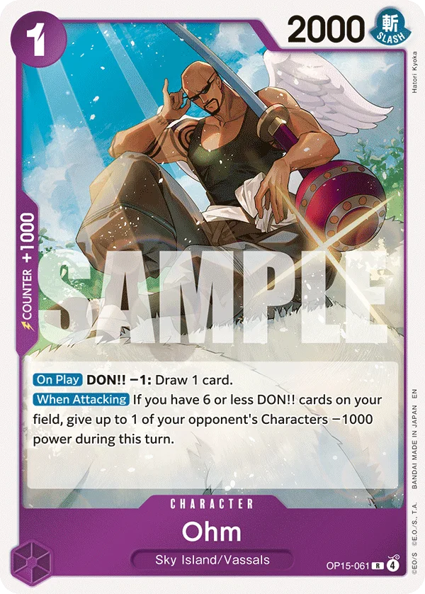 Ohm OP15-061 – One Piece Card Game Character