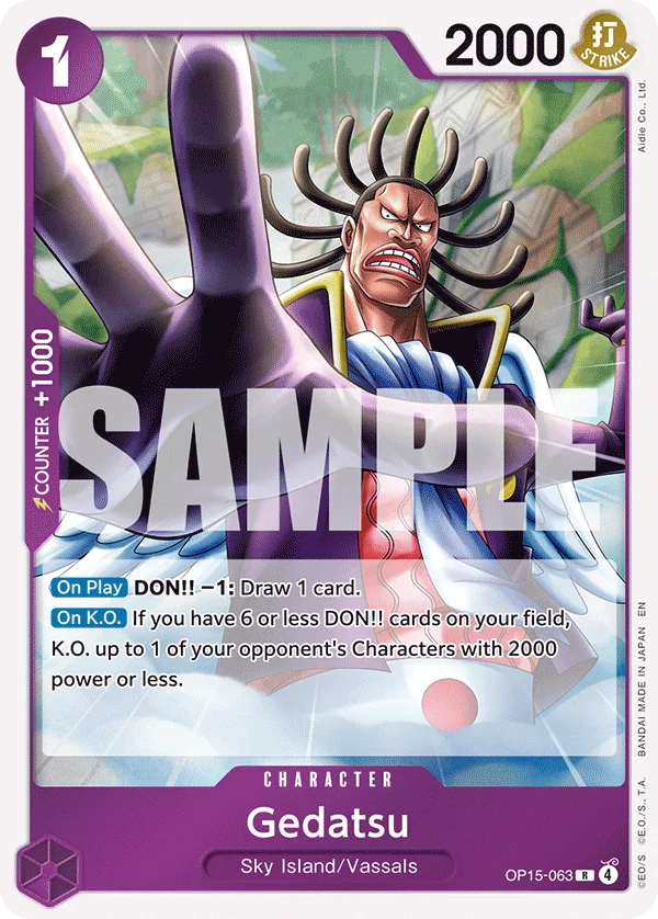 Gedatsu OP15-063 – One Piece Card Game Character