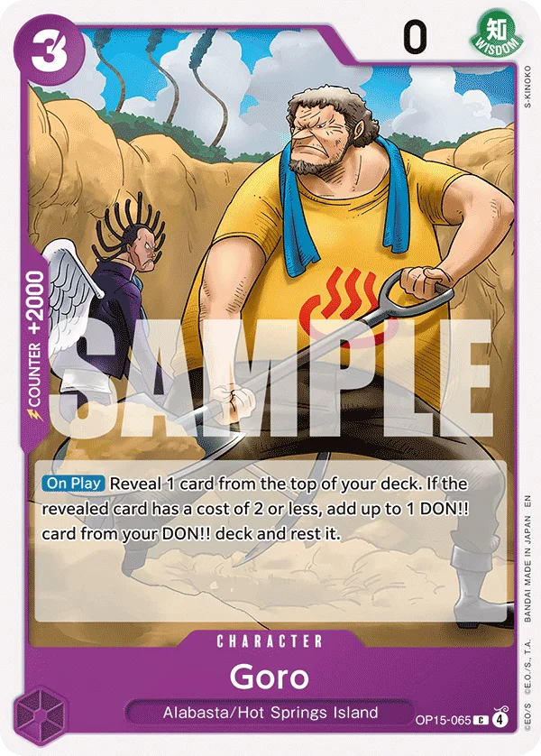 Goro OP15-065 – One Piece Card Game Character