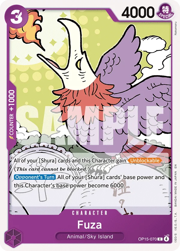 Fuza OP15-070 – One Piece Card Game Character