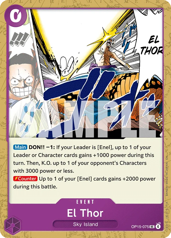 El Thor OP15-075 – One Piece Card Game Event