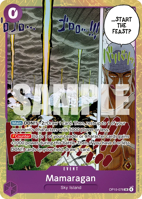 Mamaragan OP15-078 – One Piece Card Game Event