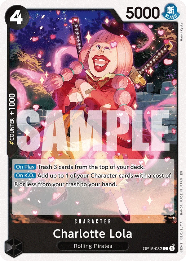 Charlotte Lola OP15-082 – One Piece Card Game Character