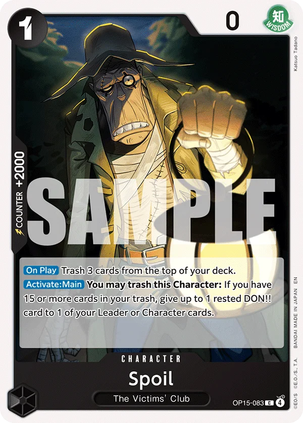 Spoil OP15-083 – One Piece Card Game Character