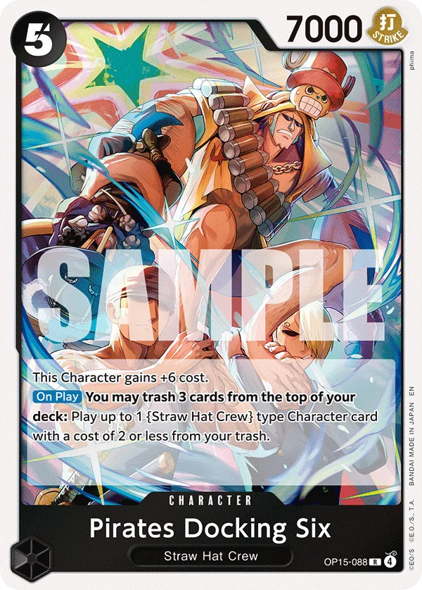 Pirates Docking Six OP15-088 – One Piece Card Game Character