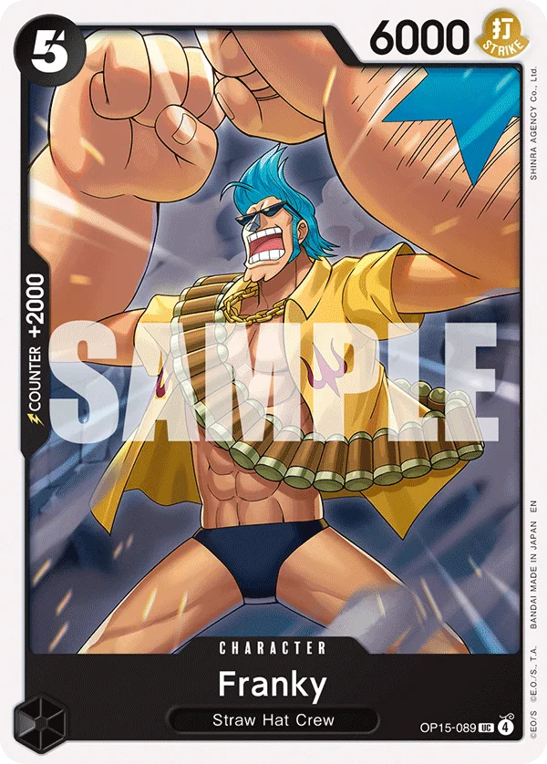 Franky OP15-089 – One Piece Card Game Character