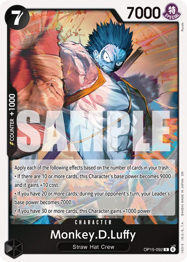 Monkey.D.Luffy OP15-092 – One Piece Card Game Character
