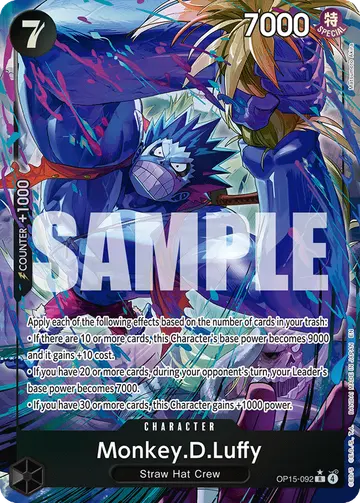 Monkey.D.Luffy OP15-092 (Alternate art)