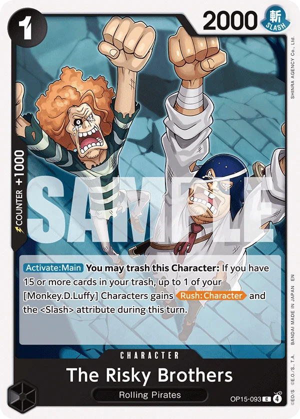 The Risky Brothers OP15-093 – One Piece Card Game Character