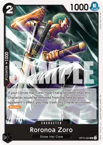 Roronoa Zoro OP15-094