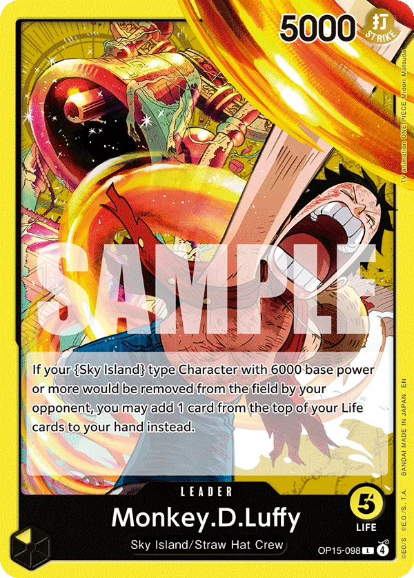 Monkey.D.Luffy OP15-098 – One Piece Card Game Leader
