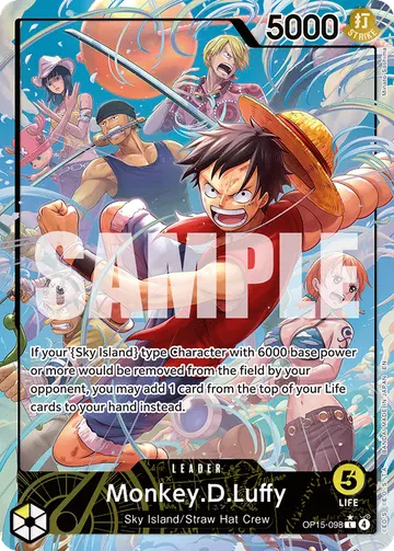 Monkey.D.Luffy OP15-098 (Alternate art)