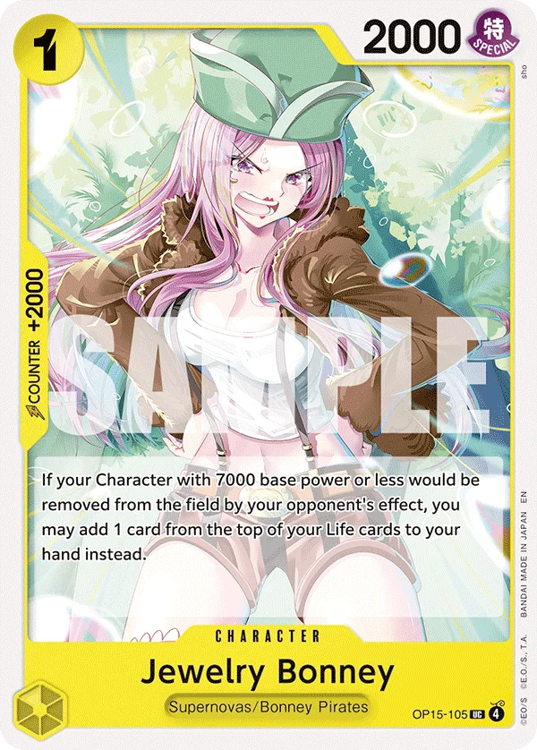Jewelry Bonney OP15-105 – One Piece Card Game Character