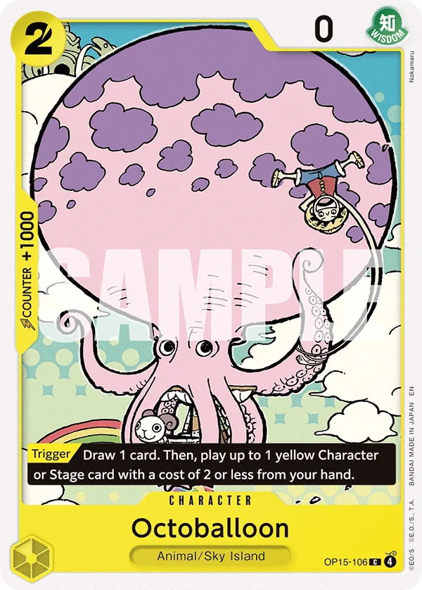 Octoballoon OP15-106 – One Piece Card Game Character